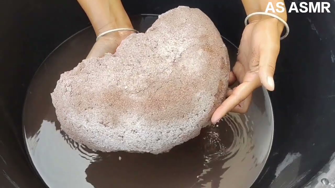 New video Super Soft dusty red sand cement chunks dry water 💦crumbling🎉HBD Susan 🎂