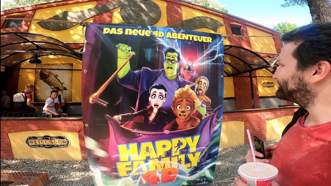 Justus Unterwegs Achterbahnen Simulator Happy Familie 4D Abenteurer QUADROSCOPE 4D 
