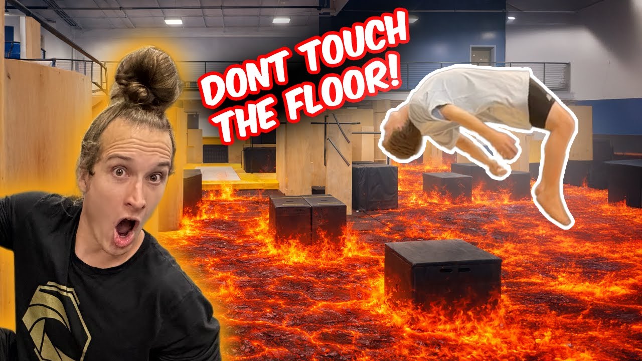 Пол — это ЛАВА! Паркур-челлендж 🔥 (Боб Риз против Паркера)