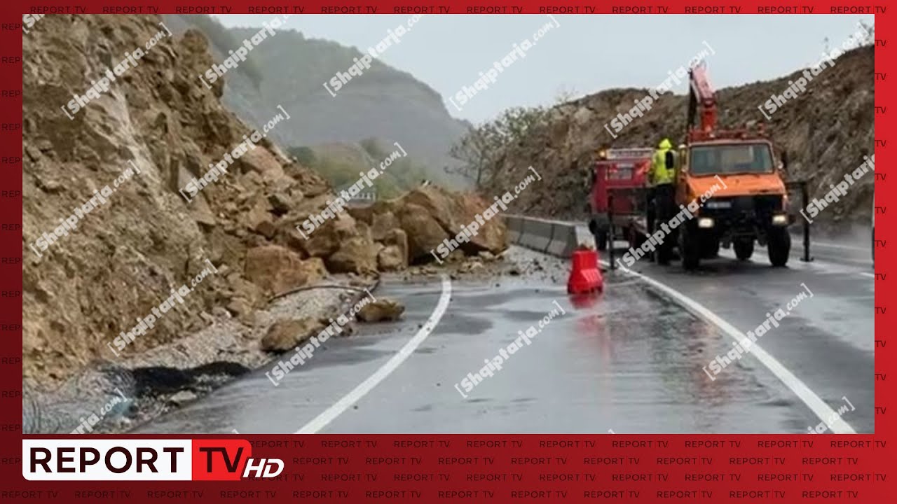 Moti i keq/ Masivi shkëmbor bllokon një nga korsitë në aksin e ri Qukës-Qafë Plloçë