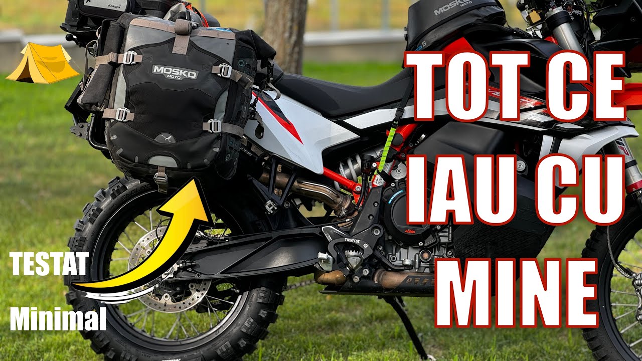 Ce am in bagajul de motocicleta - De la un weekend la 10 zile