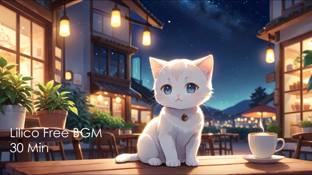 [Free BGM for Streaming]Late Night Cafe BGM | Cozy Chill Jazz for Study & Relax[30 Min]