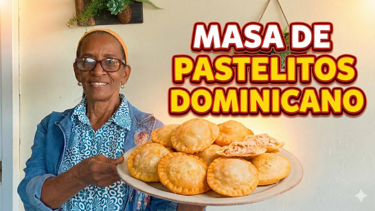 Masa para hacer Pastelitos Dominicanos para Navidad - Cocinando con Yolanda