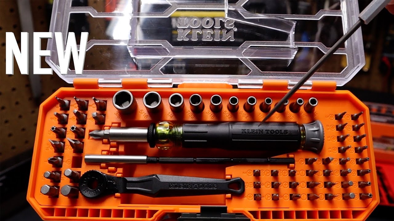 НОВЫЙ прецизионный набор отверток-трещоток Klein Tools Modbox из 64 предметов - 32787