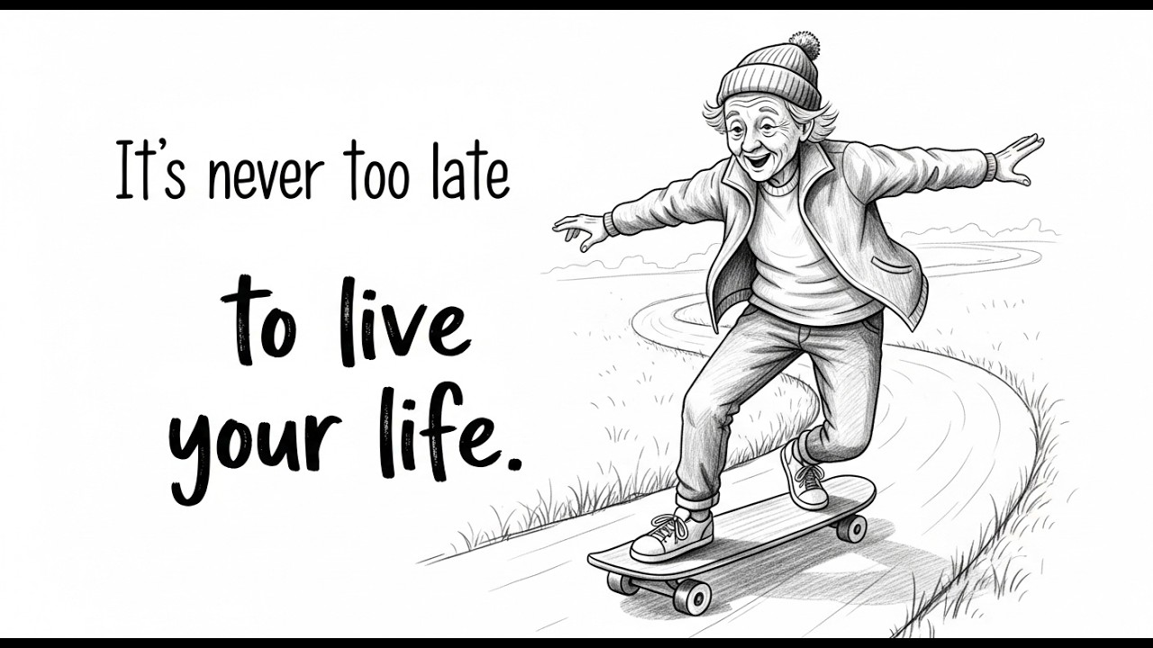 It's never too late to live your life.