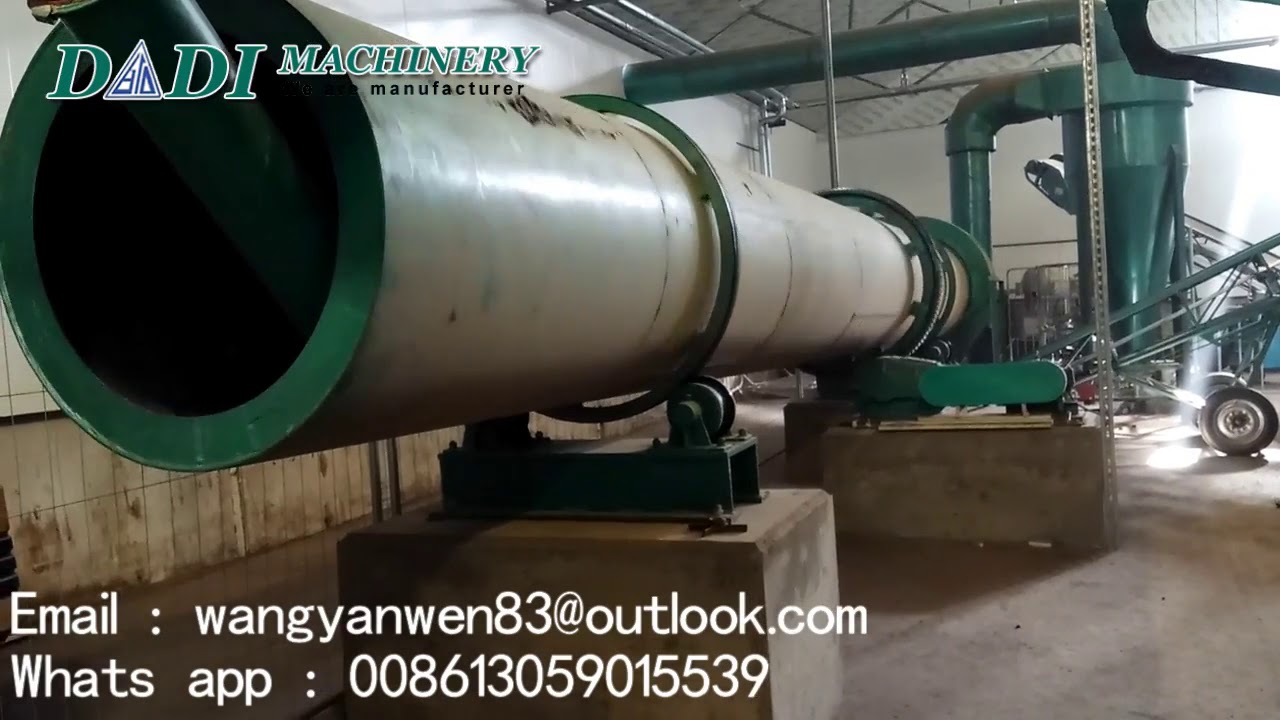 Organic fertilizer pellets production line: 3.5-6 ton per hour capacity