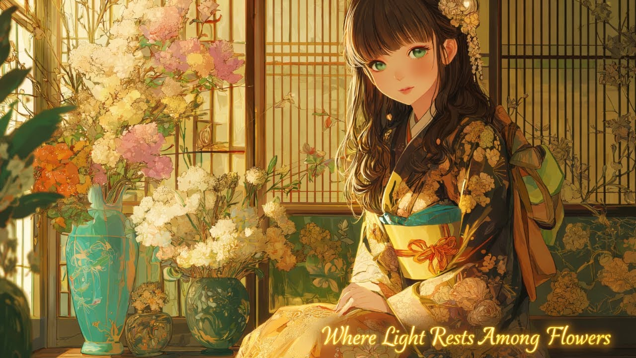 Rest - Where Light Rests Among Flowers