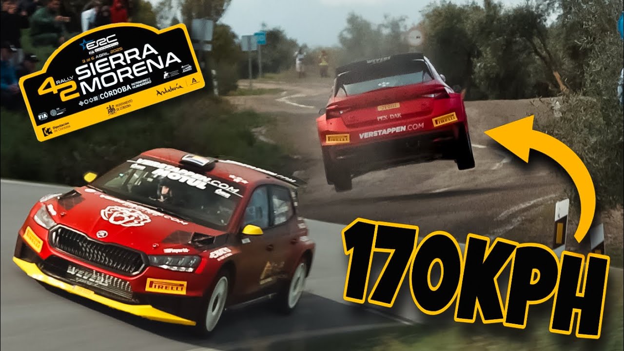RALLY SIERRA MORENA 2025 - HITTING JUMPS AT 170KPH! (TEST DAY)