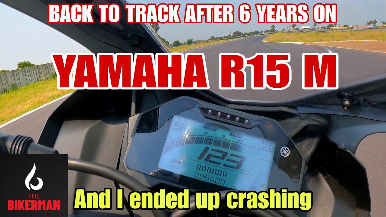 I crashed Yamaha R15M | Track Day | Back to Track after 6 years | KARI Motor Speedway | TheBikerman