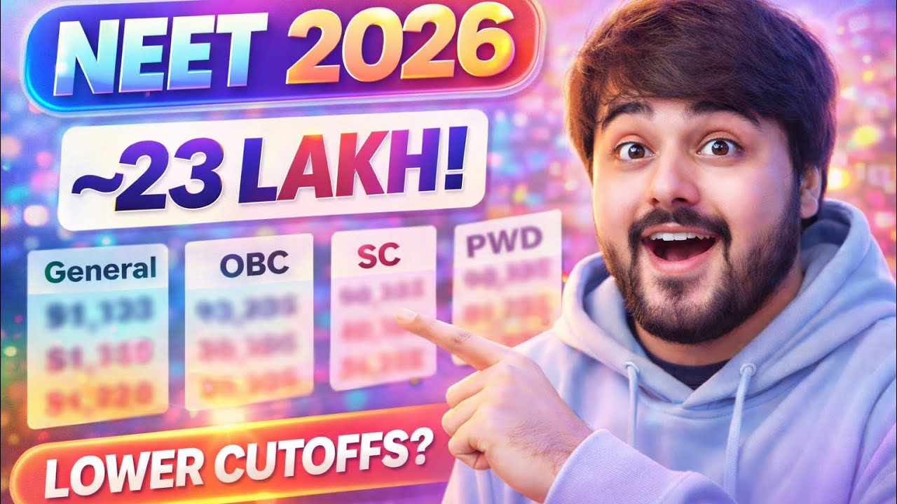NEET 2026: 23 Lakh Students Registered 😳 | MBBS Cutoff Going LOW? Full Category Wise Cutoff