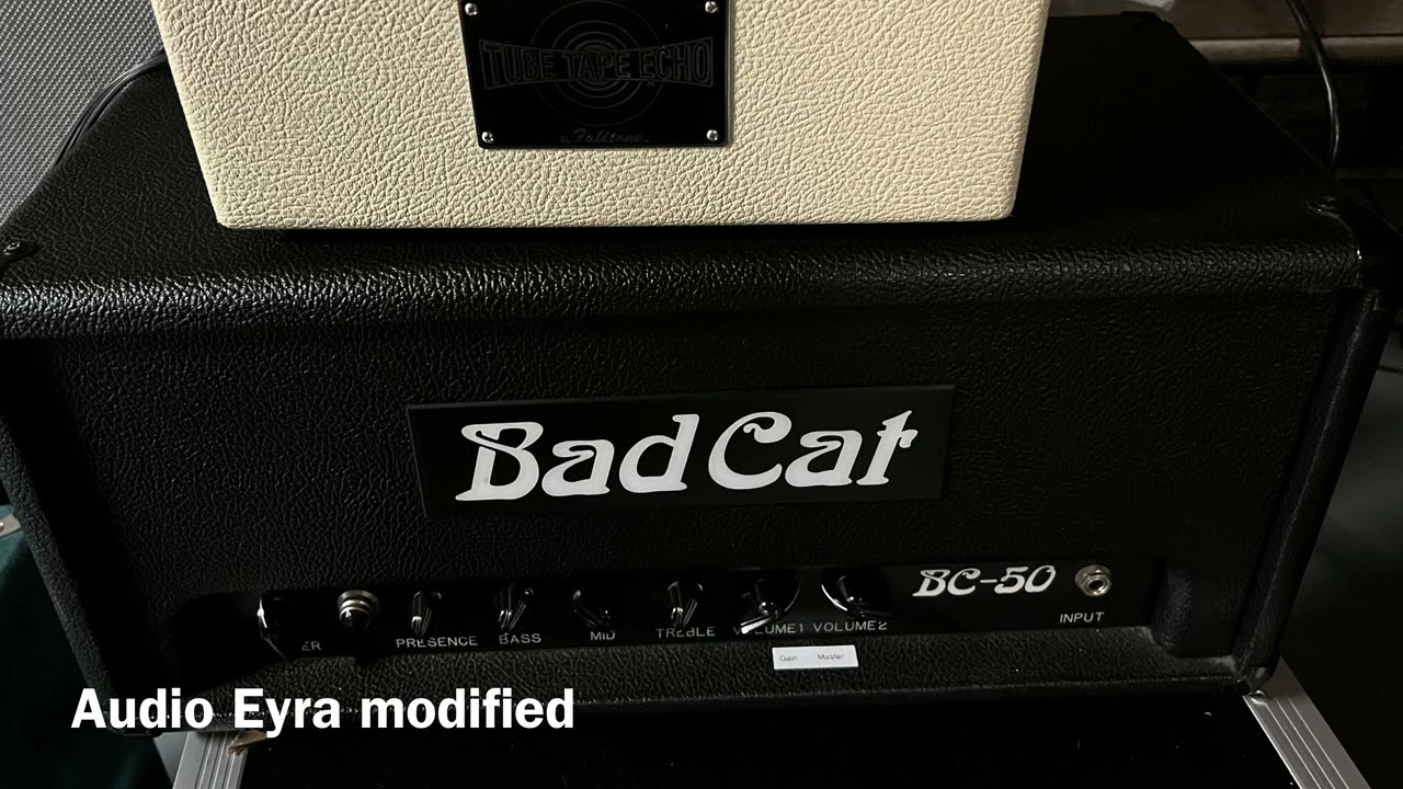 Bad Cat BC50 modified by Audio Eyra - mid gain chording