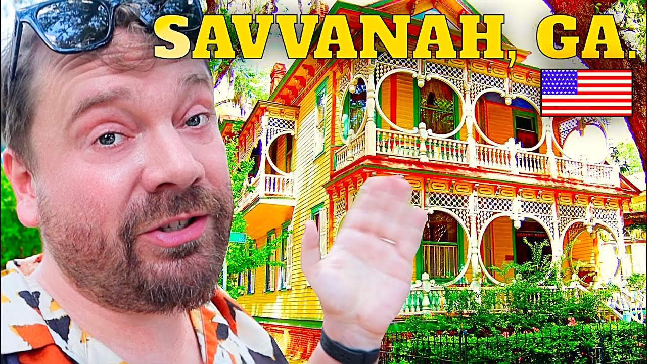 Scottish Guy Walks Savannah's Historic Squares
