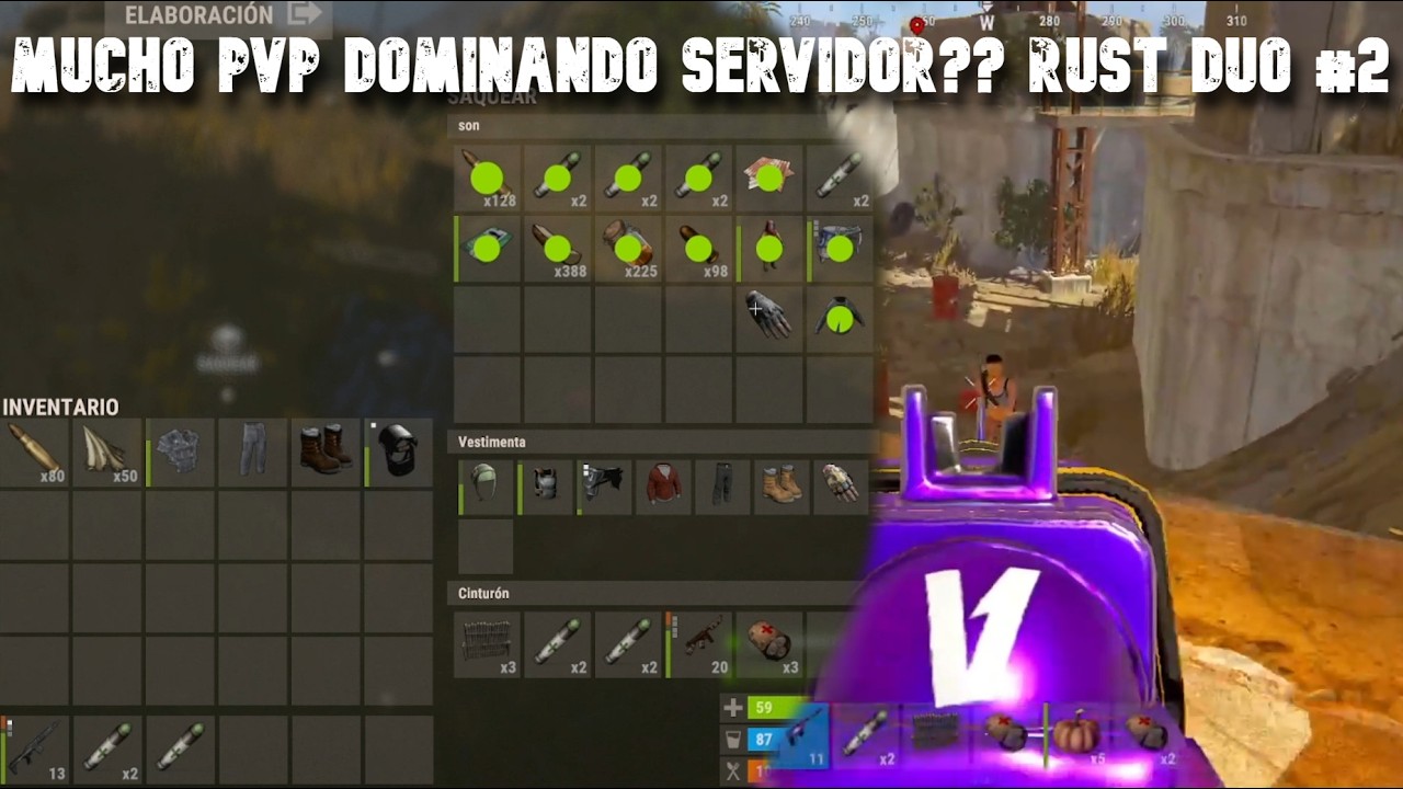 RUST FULL PVP DOMINAMOS SERVIDOR RUST DUO #2