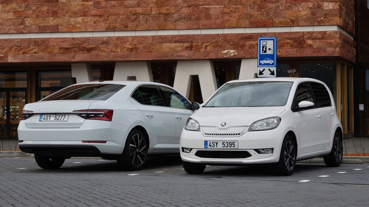 Skoda Superb iV oraz Skoda Citigo e iV test PL Pertyn Ględzi