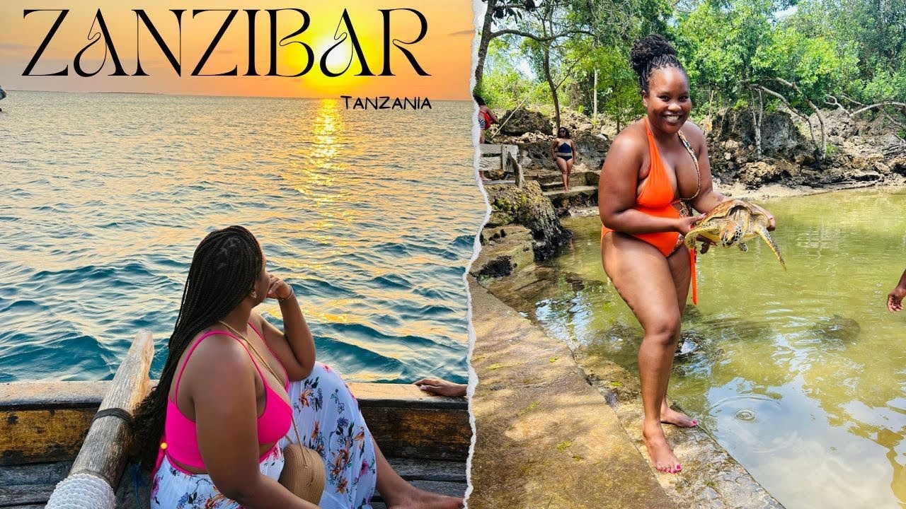 Travel Vlog: Zanzibar part 2 | Safari Blue | Swimming with Turtles + More | South Africa YouTuber