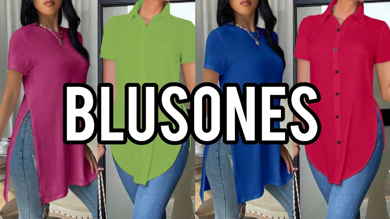 BLUSONEZ DE MODA 2026 blusas largas para MUJER 2026