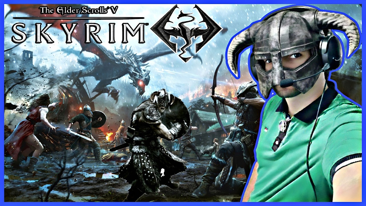 Skyrim: PASSANDO O TEMPO MATANDO DRAGÕES! (Corujão GAMER)