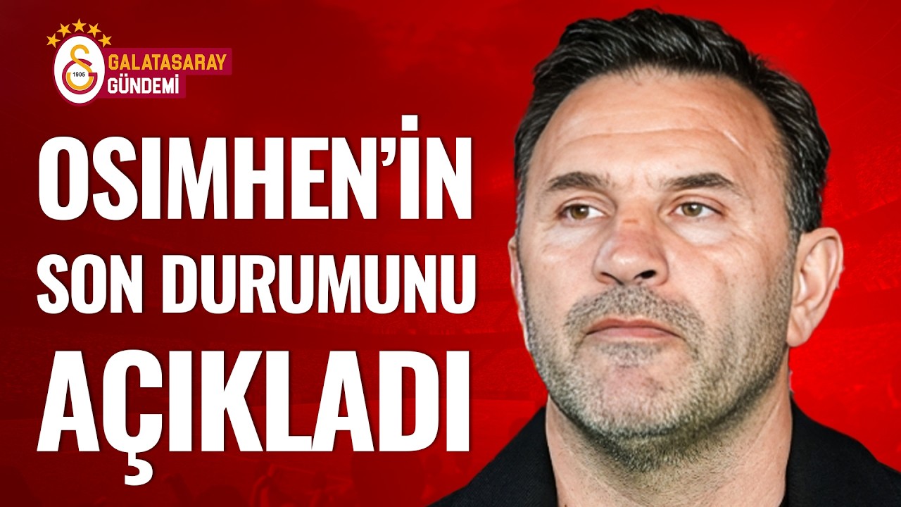 Galatasaray Teknik Direkt&ouml;r&uuml; Okan Buruk'tan Osimhen A&ccedil;ıklaması!. #galatasaray #okanburuk #osimhen