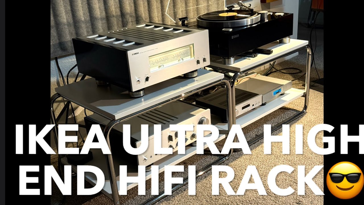 IKEA ultra high end hifi rack for Yamaha 5000 series hifi system 😎😎