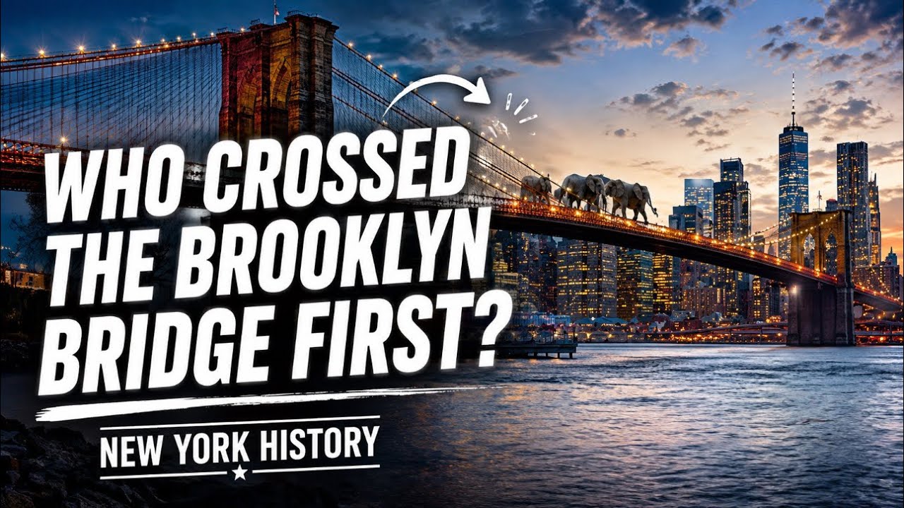 Who Crossed the Brooklyn Bridge First? 🐘 | Surprising New York History
