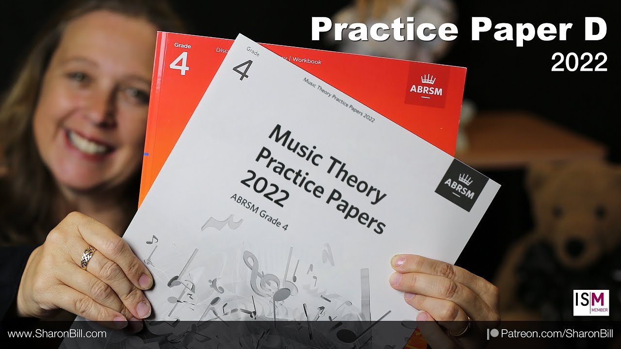 ABRSM Grade 4 Music Theory Practice Paper D 2022 - with Sharon Bill