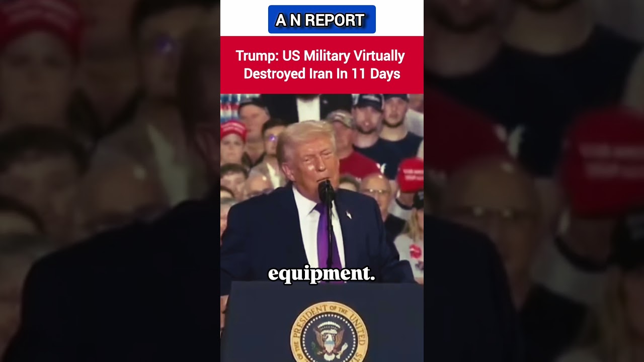 Trump Claims US Military Destroyed Iran in 11 Days | Shocking Statement