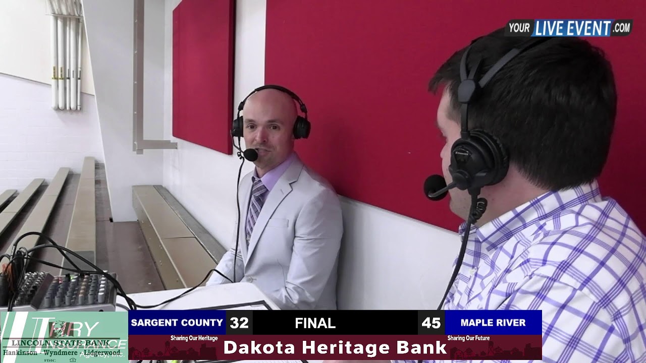 Maple River vs Sargent County - District 1 Girls Basketball Tournament Championship