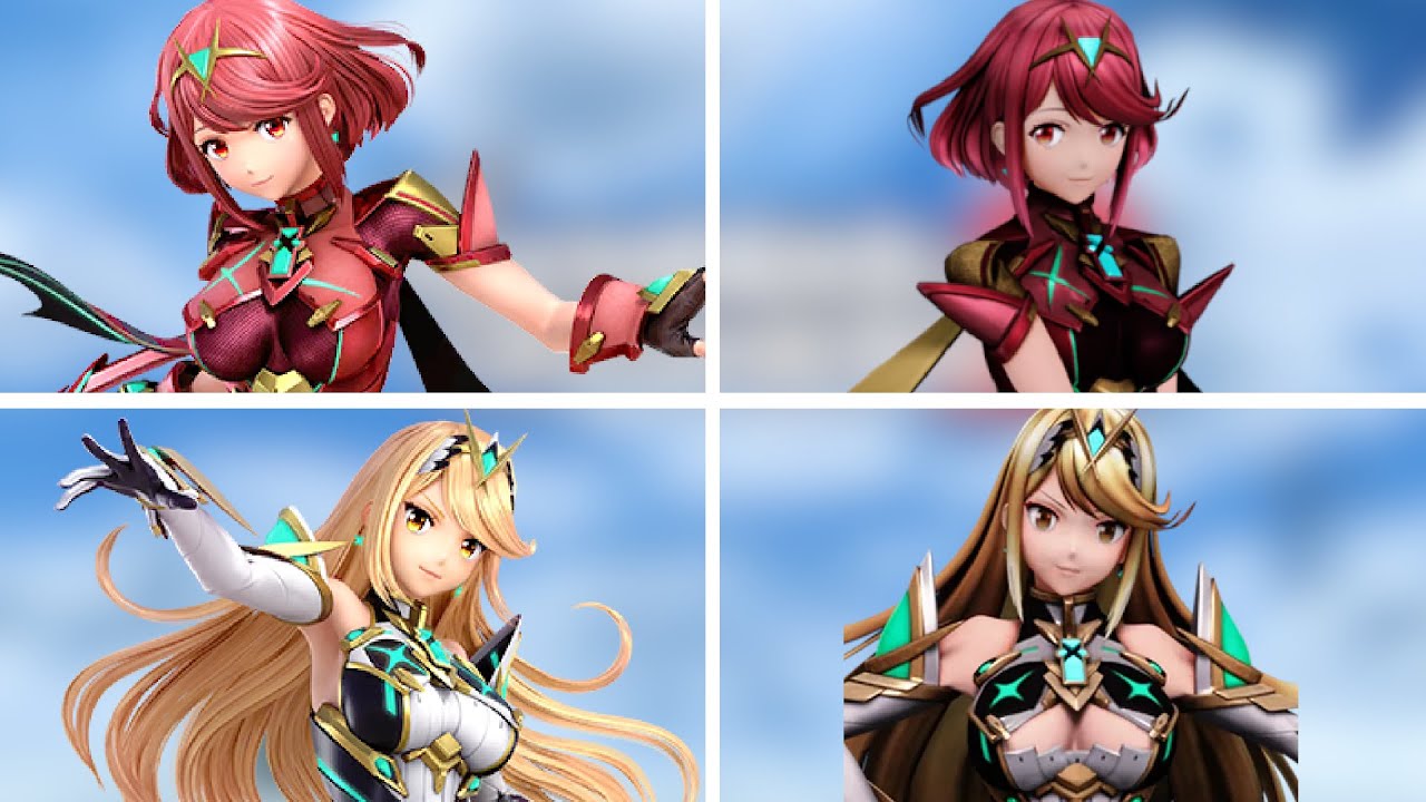 Pyra & Mythra Recreated in Brawl
