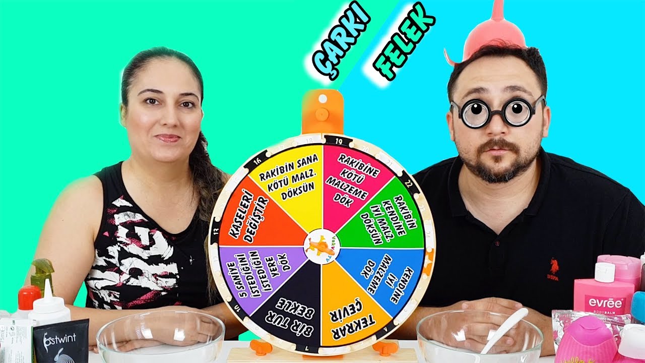 Çarkıfelekten Ne Çıkarsa Slime Challenge - İyi Malzeme Kötü Malzeme Slaym
