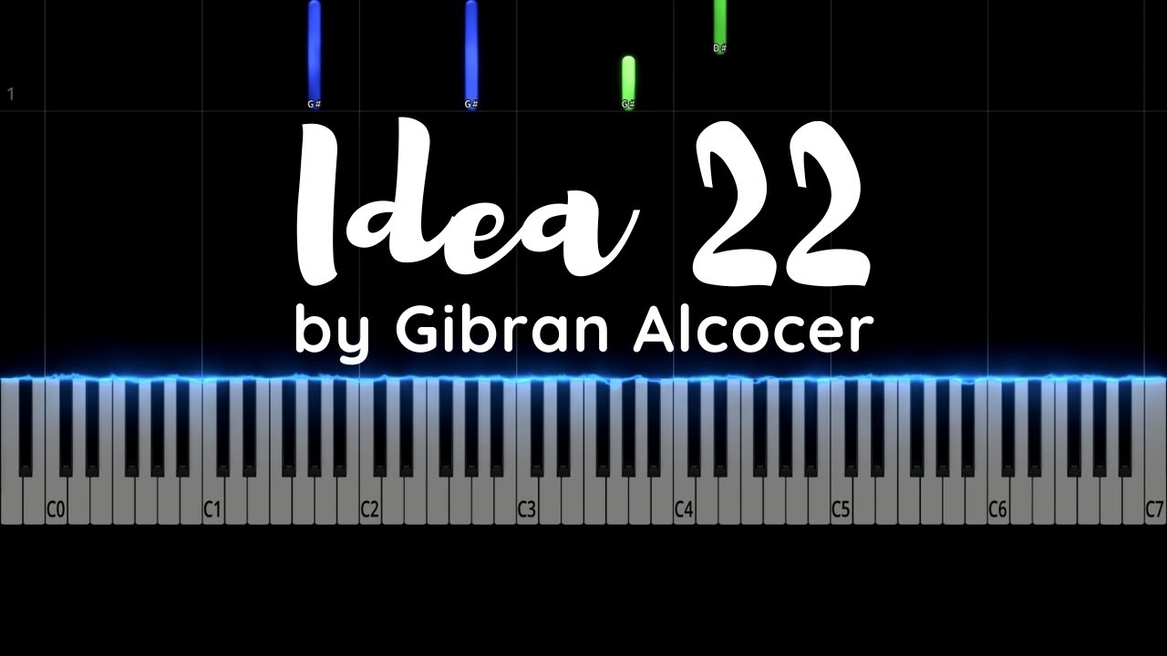 Idea 22 - by Gibran Alcocer - SeeMusic Piano Tutorial - bestpianocla6  #piano #pianotutorial