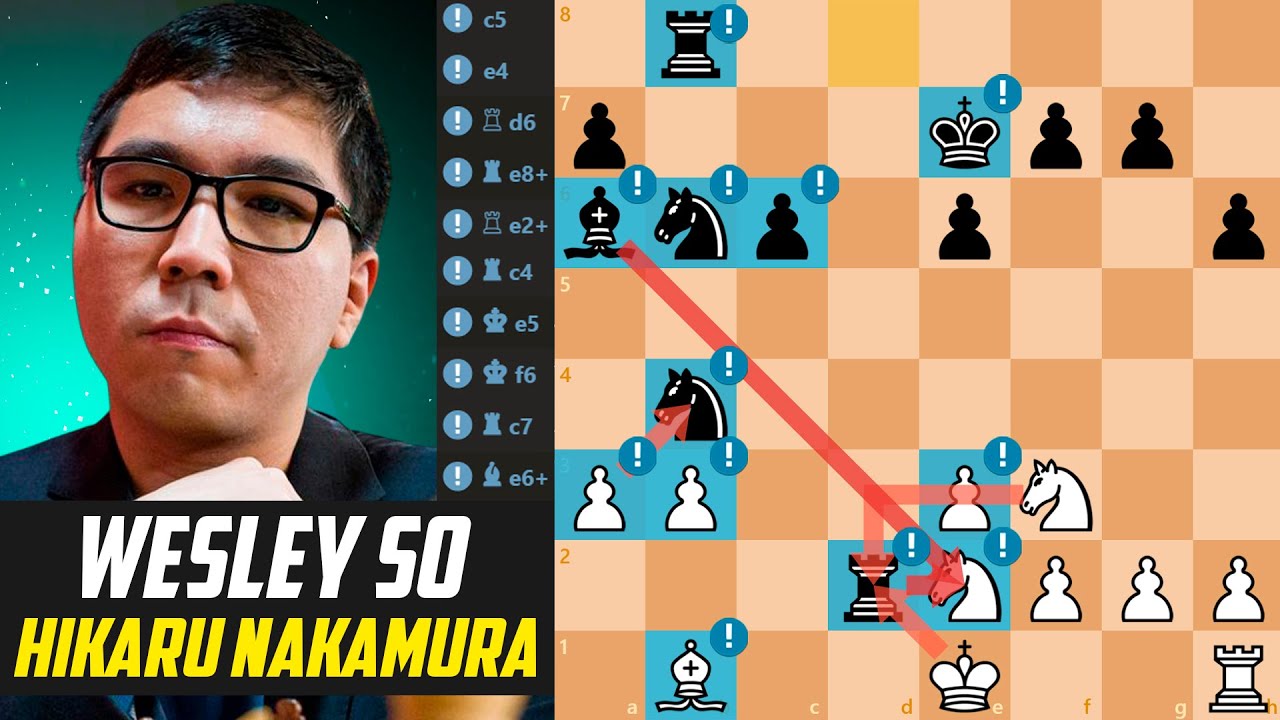 ♟️Hikaru Nakamura NEUTRALIZES Wesley So!                                              [Stockfish 17]