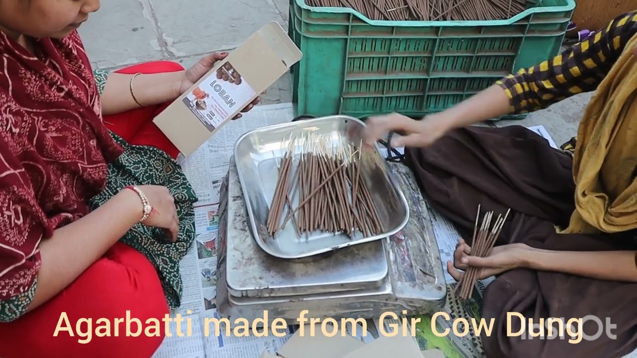 #cowdung #agarbatti #gircow #naturalproducts #agarbattiperfume #inovation #viral #india #incense
