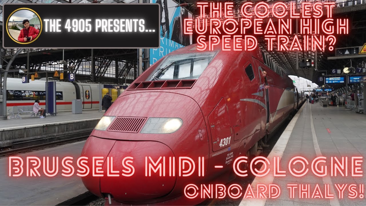 Thalys trip report | Brussels to Cologne: The 4905