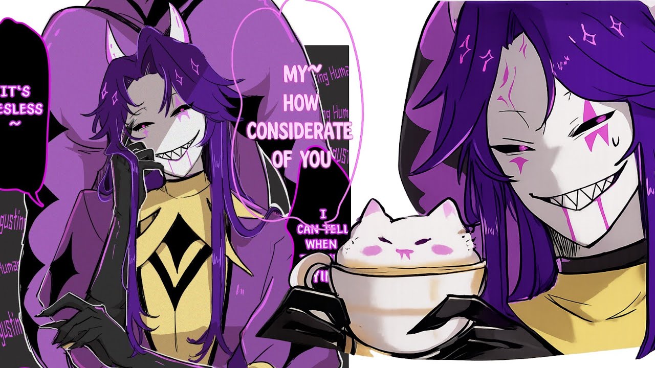 Pierrot Is So Jealous!😏🔥 Harlequin Coffee Break!☕The Freak Circus Comic Dub 