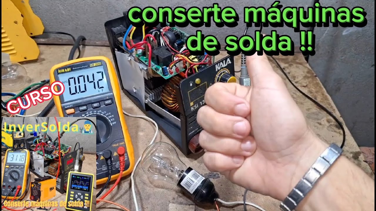conserto e curso de inversora de solda sabe  como consertar e fazer reparos ?