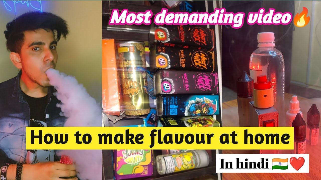 How to make vape E LIQUID at home in hindi | diy vape flavour | vape juice | Bgod