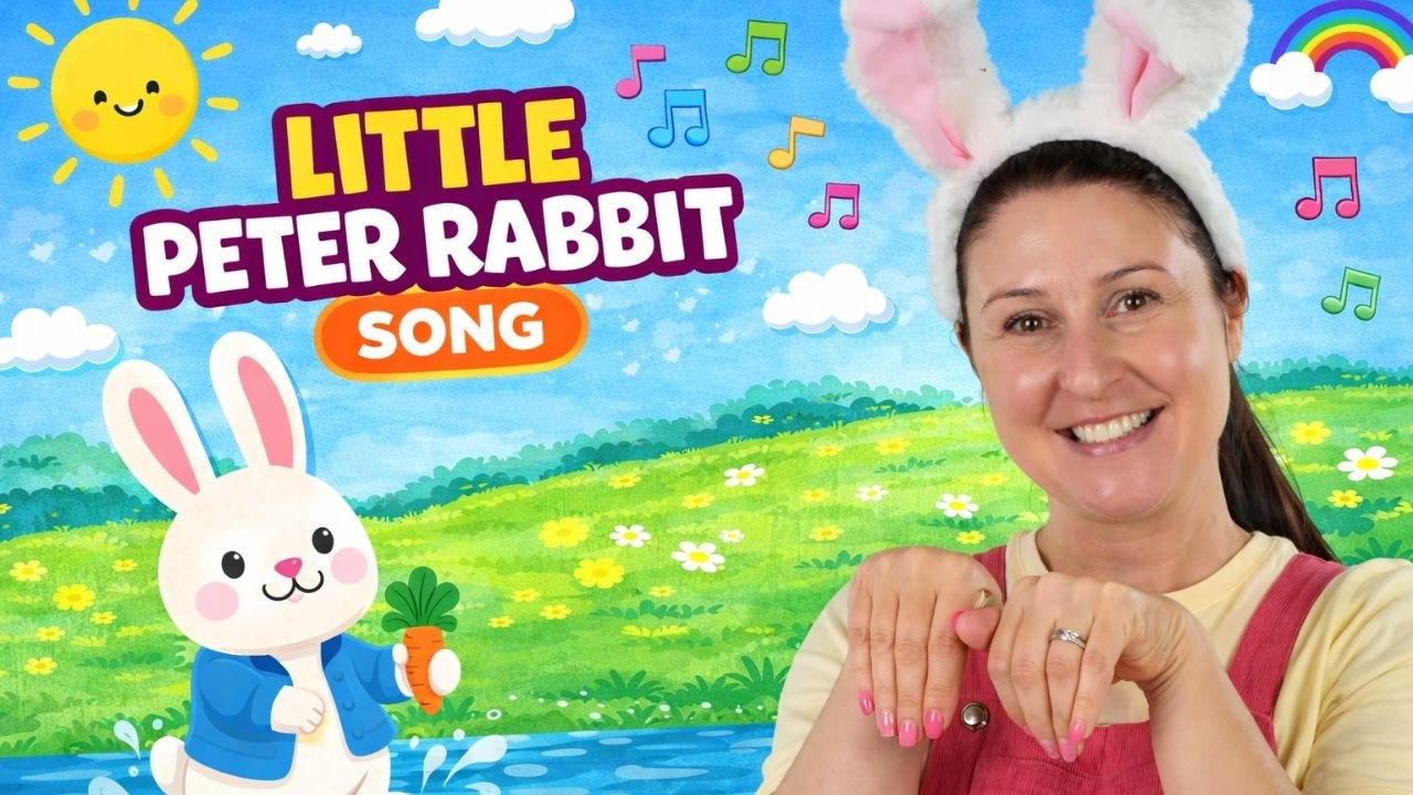 Little Peter Rabbit Song 🐰 | Toddler Action Song