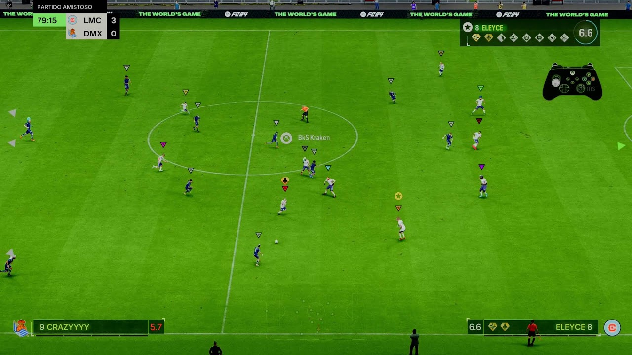 JUGANDO EA FC 24 CLUBES PRO. Partidos 11 vs 11 en la Liga FMVP Jornadas 1 y 2