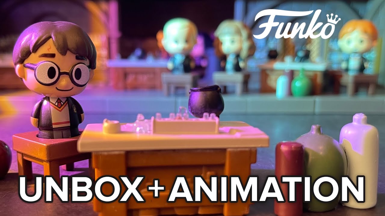 Unbox Funko Mini Moments Ep1: Harry Potter Potions Class Wizarding World Common + Chase Pop Diorama