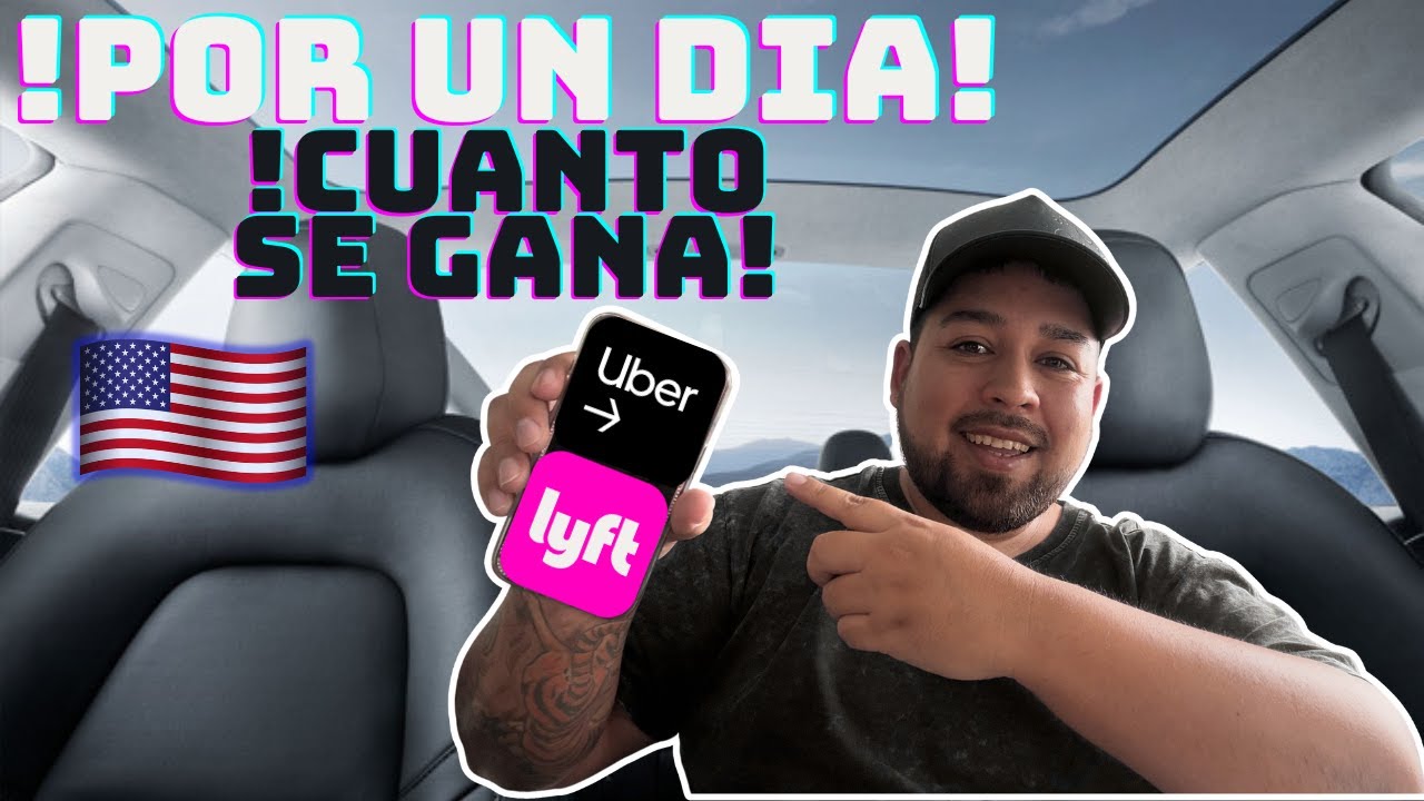 Uber y Lyft en Estados Unidos 🇺🇸🚗 | ¿Cuánto se gana en un día? 💵
