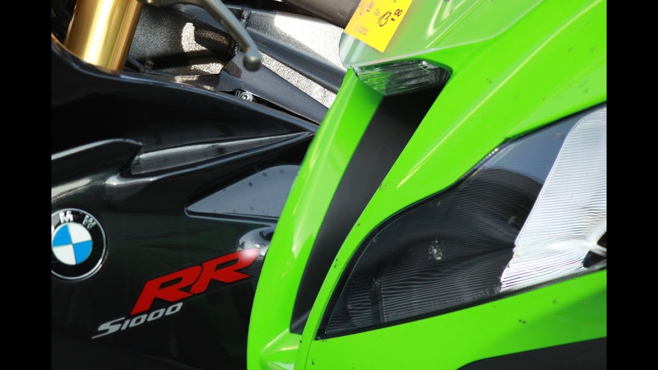 Kawasaki ZX10R vs BMW S1000RR "On the test bench"