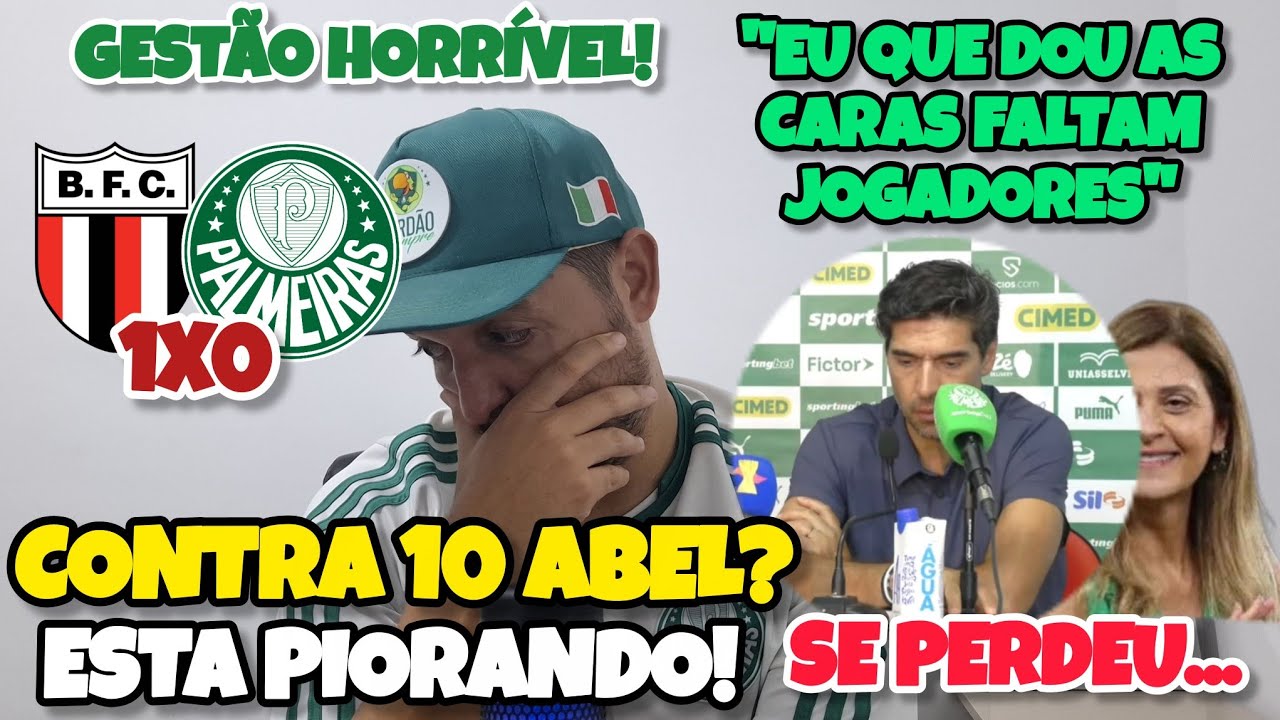 🚨❗URGENTE! ESTA FICANDO INSUSTENTÁVEL BOT 1X0 PAL - A GESTÃO ATUAL É UM DESASTRE! ABEL FALOU MAS...