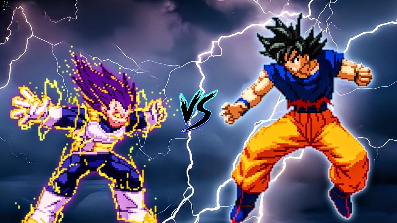 Ultra Ego Vegeta Z2i VS Son Goku v3.4 (all from) in Jump Force Mugen🔥