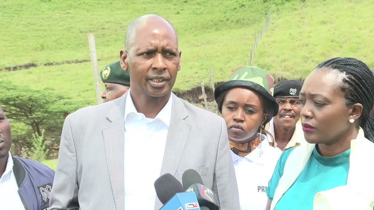 Kajiado West MP George Sunkuyia lauds AG JB Muturi for leading the tree planting in Ngong, Kajiado