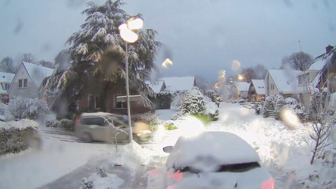 Timelapse sneeuw 10 december 2017 Ede
