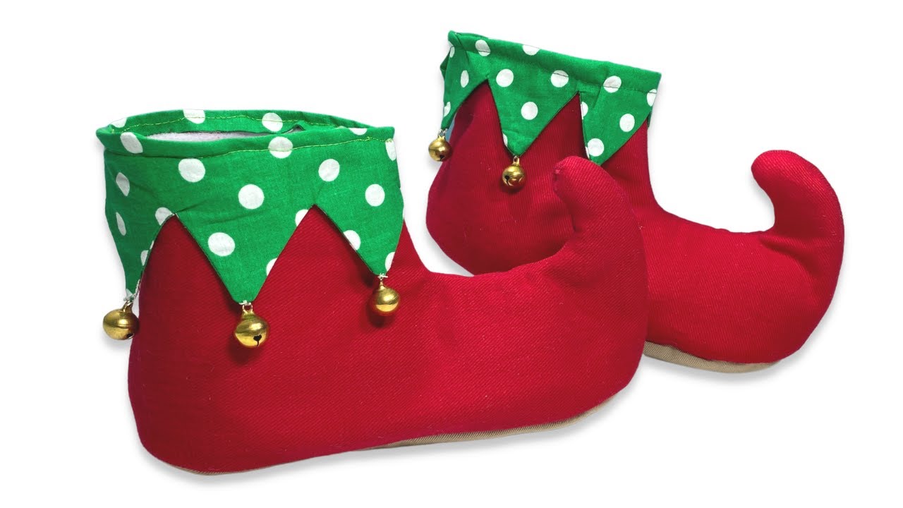 HOW TO MAKE CHRISTMAS ELF SLIPPERS