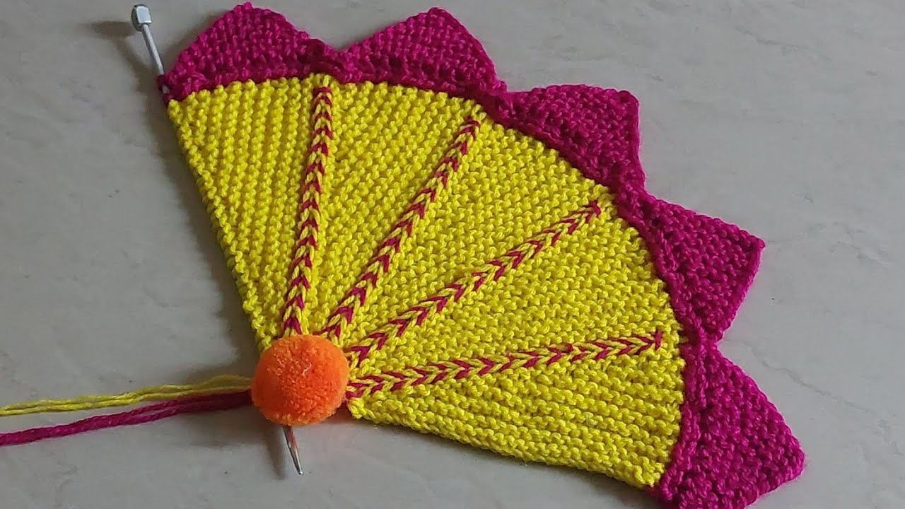 झालर वाला बहुत ही प्यारा सा पायदान बनाए घर पर / Flower shape Doormat