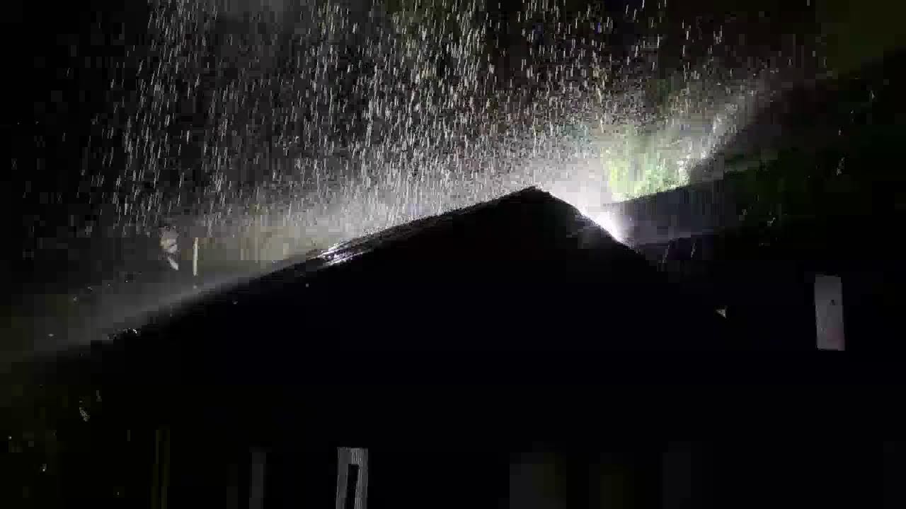 Relaxing Heavy Rain on Tin Roof for Instant Sleep
