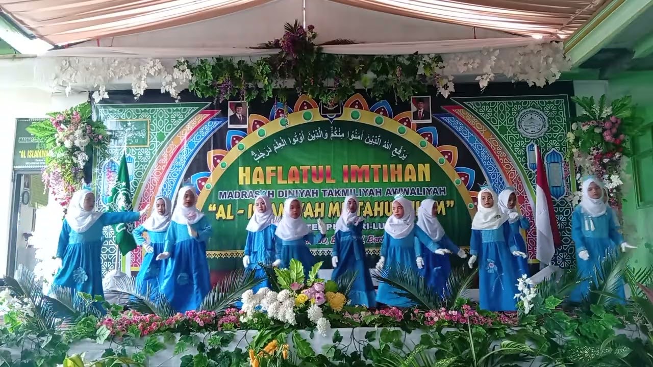 Tarian Kelas 1A Putri (Hayya Hayya)