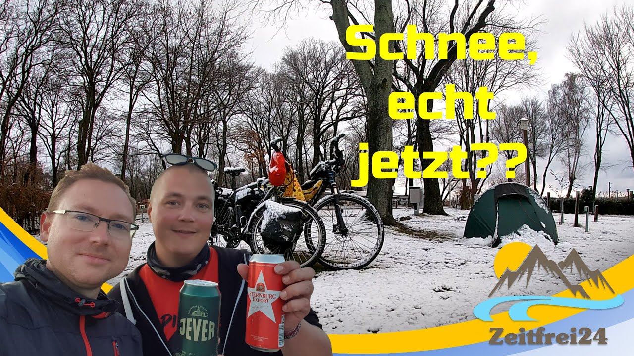 Kalte Radtour bei Wind, Regen und Schnee | Brandenburg und Havel bis Potsdam im Frühjahr